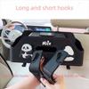 Cartoon Panda Capybara Car Seat Back Storage Box Multifunctional with Hook Tissue Box Convenient Portable Hanging Bag Universal
