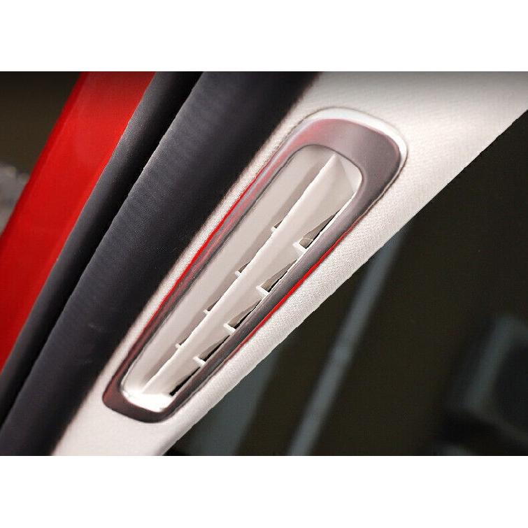 For Mazda 3 Axela 2019-2024 Silver Titanium A Pillar Air Outlet Vent Cover Trim