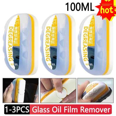 1-3Pcs Car Windshield Oil Film Remover Deep Cleaning Wipe Board Glass Polishing Film Removal Automobile Glass Cleaning Brush