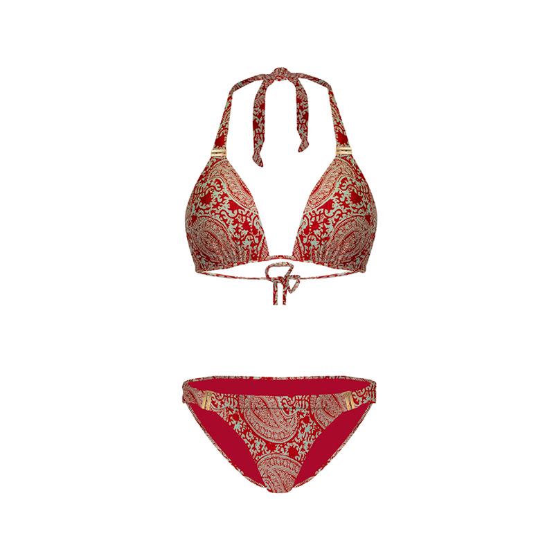 

Европейский и американский треугольный купальник-бикини с завязками на шее - Хит продаж, раздельный купальник 23037143 Medium