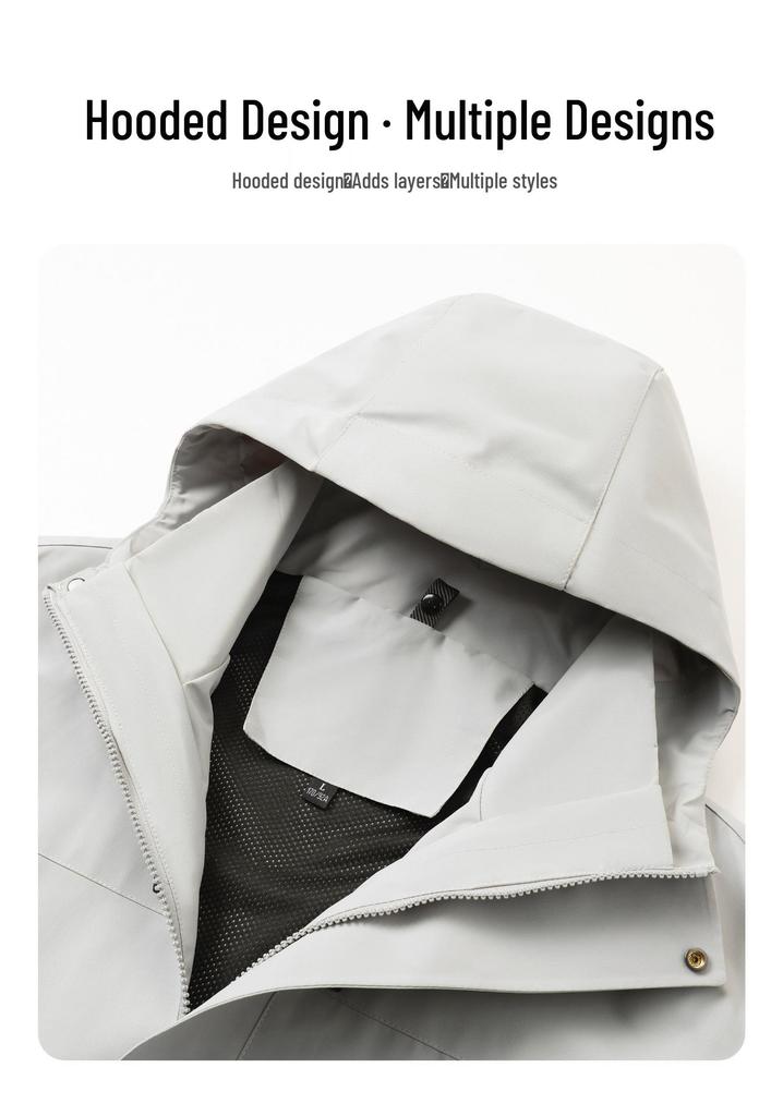 Unisex Partner 2026 Frühling/Herbst Winddichte Wasserdichte Bergsteigerjacke