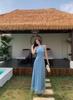 Design Sense French Niche Elegant Temperament Long Dress Summer New, Thin Twist V-neck Polka Dot Dress