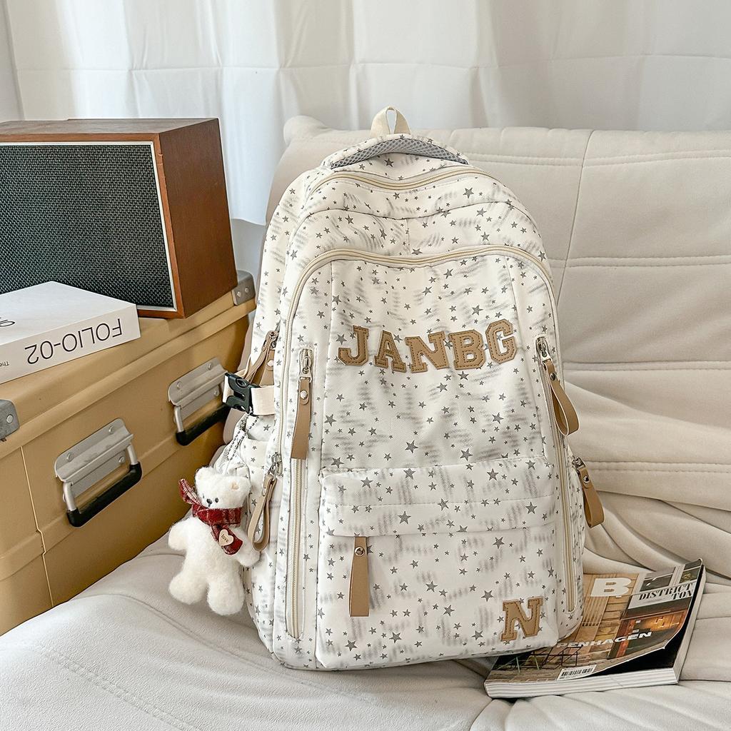 Schulranzen hoher Wert Mittel- und Oberschüler Schulranzen Koreanische Version modisch schlicht Computertasche Outdoor-Reise cool große Kapazität