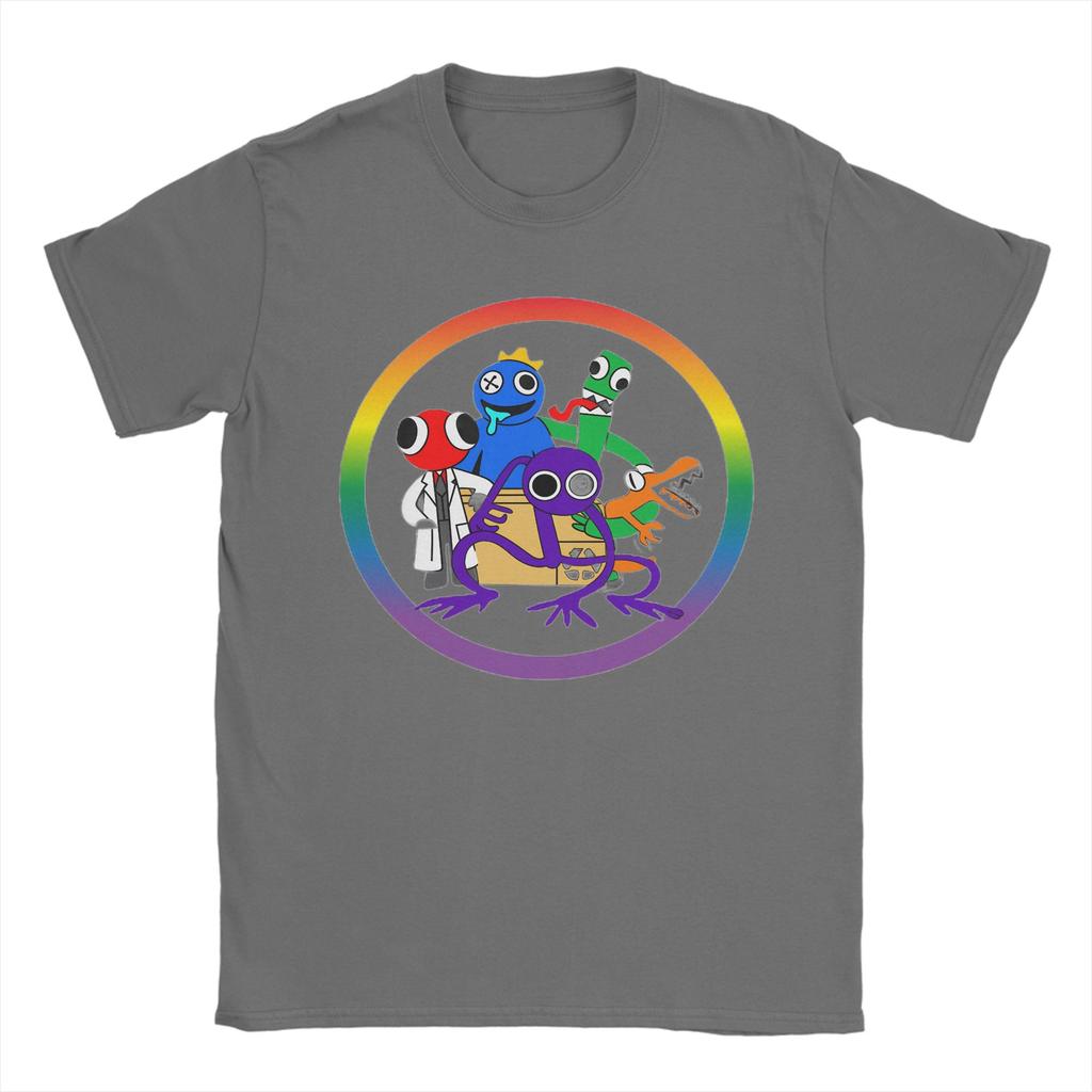 Garten von Banban Freunde Charaktere Unisex T-Shirts Neuheit T-Shirt Kurzarm Rundhals T-Shirt Reine Baumwolle Sommerkleidung