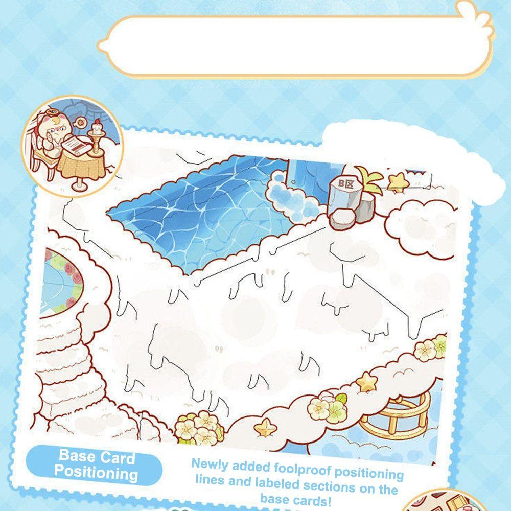 Cozy House Miniature Scene Collection Book 3D Hut Journal Stickers  Photo Prop