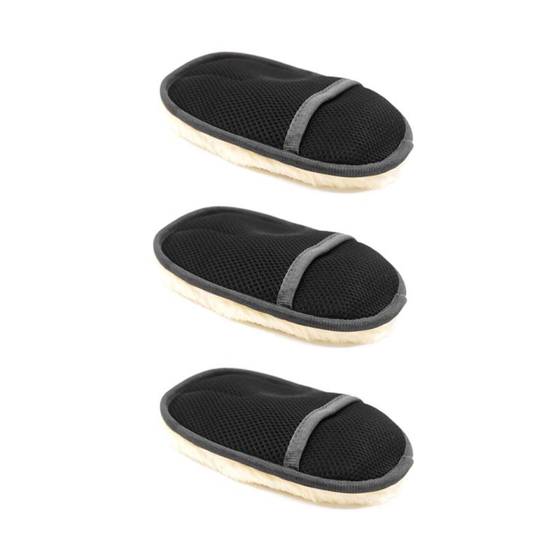 1/2/3/4/5/6pcs Car Styling Wool Soft Car Washing Gloves Cleaning Brush Motorcycle Washer Care Products Plush Car Wash Gloves