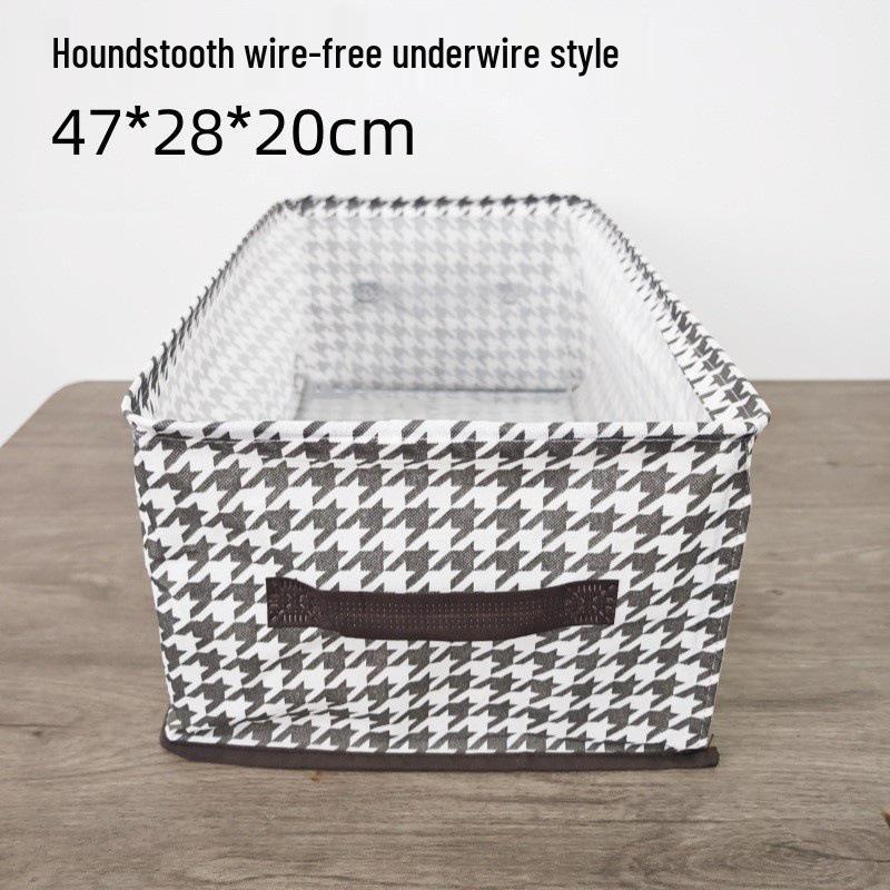 Houndstooth Foldable Drawer Organizer for Wardrobe