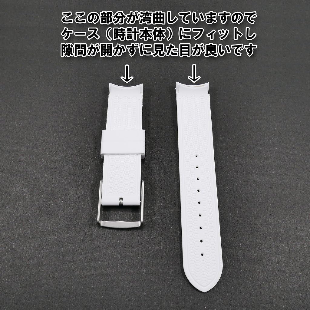 Swatch X Omega Exclusive Rubber Strap with Buckle (White)