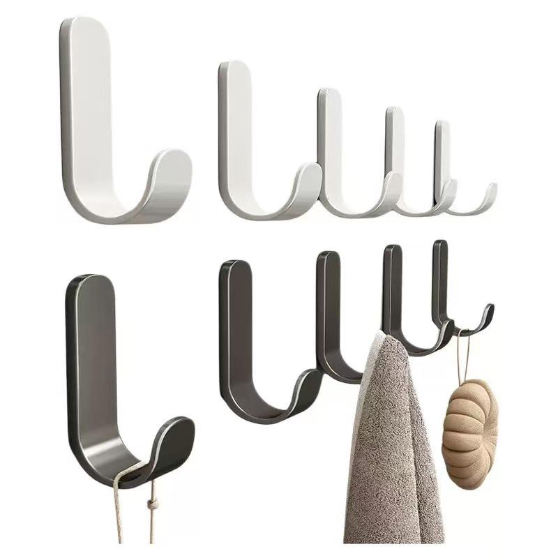 Creative Multi-Color Adhesive Hooks - Strong, No-Drill, Ideal for Kitchens, Bathrooms, or Behind Doors