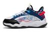 Low Top Basketball Shoes White Blue Teenagers YKBS052-1