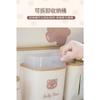 Car Foldable Organizer Cute Car Trash Bin Hanging Storage Bag