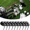 Golf Iron Head Covers PU Leather Protector Iron Head Covers For Easy Identification Men Women Players Golfer Indoor
