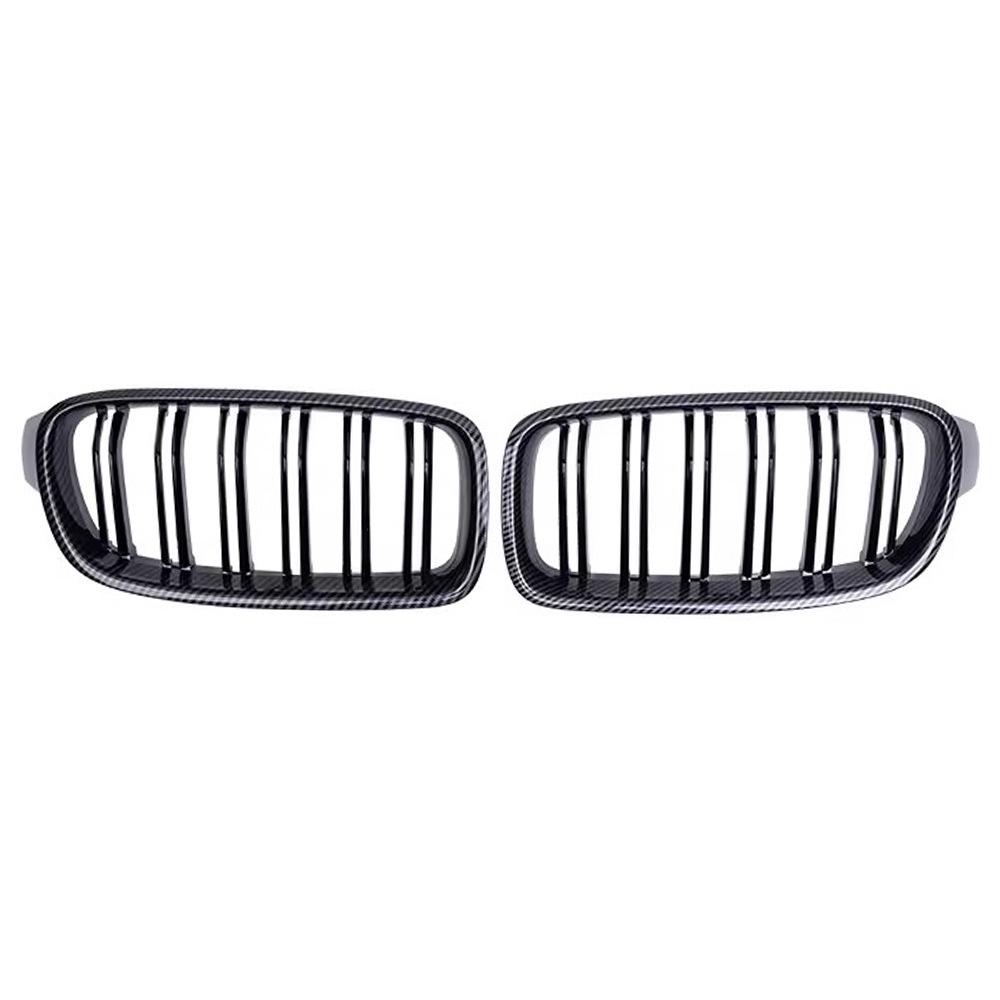 BMW 3 Series F30/F35 Double-Line Carbon Fiber Grille (2012-2018)