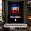 Wall Tapestry France national football team Print Custom Name Text Wall Hanging Home Decor