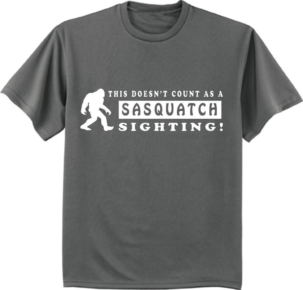 SALE Mens 2XLT Big and Tall Tshirt Mens Tees Funny Sasquatch Bigfoot Unisex T-Shirt XXXXL