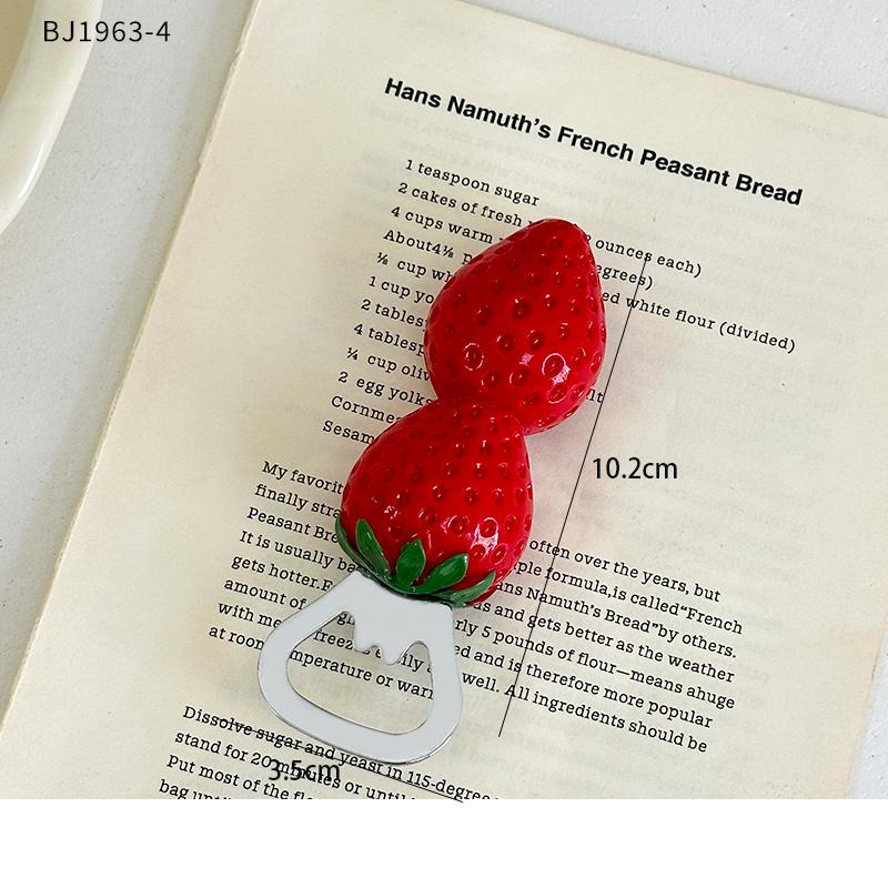 

Creative Cheese Corn Carrot Shaped Magnetic Bottle Opener Decoration Fashionable New Cute Food Household Refrigerator Stickers