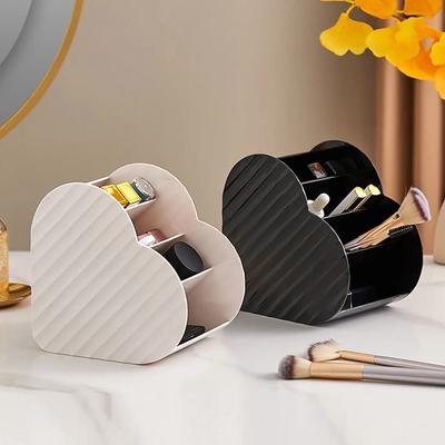 Nuovo Porta Pennelli Trucco Multi-Scomparto Scatola Porta Rossetti Riutilizzabile Organizzatore Pennelli Trucco Bianco/Nero Organizzatore Rossetti