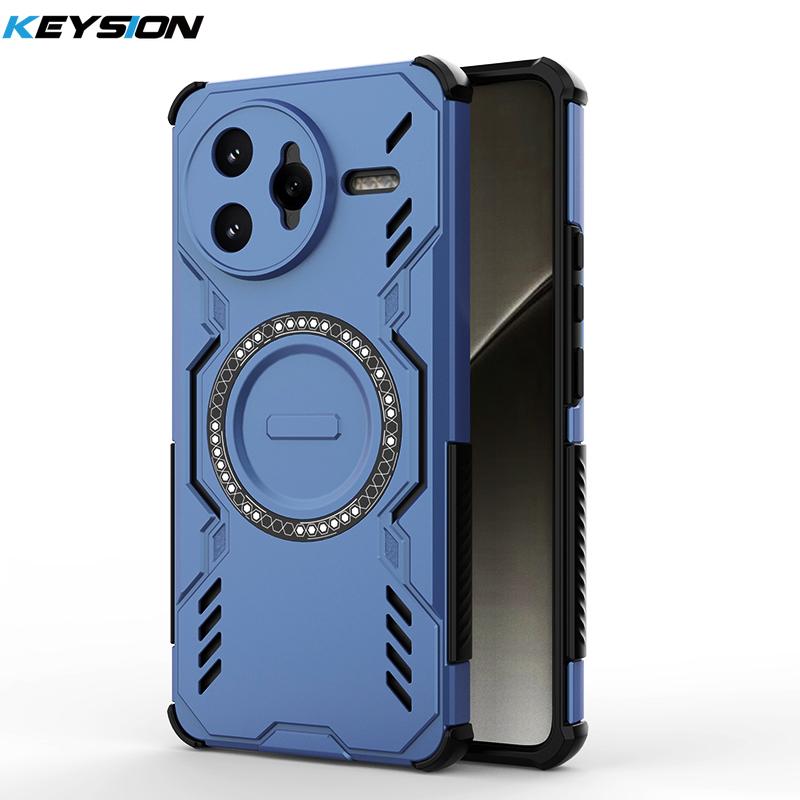 KEYSION Hollow Heat Dissipation Case for POCO F7 Pro F7 Ultra Magnetic Cooling Shockproof Phone Cover for Xiaomi POCO F7 Ultra