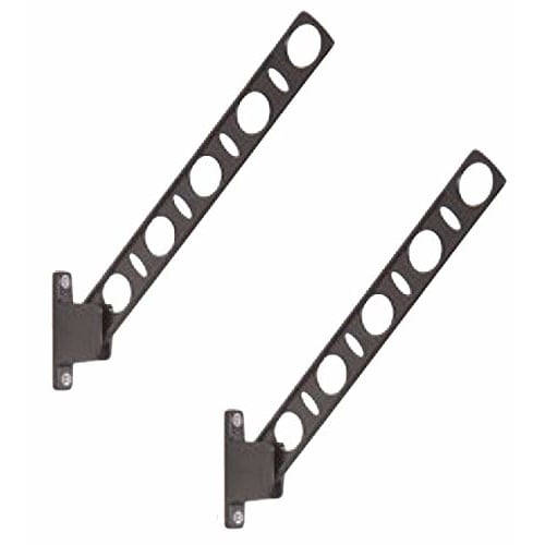 Takara Industries DRY WAVE Window/Wall Clothes Drying Hardware KAN55, Set of 2, Dark Bronze