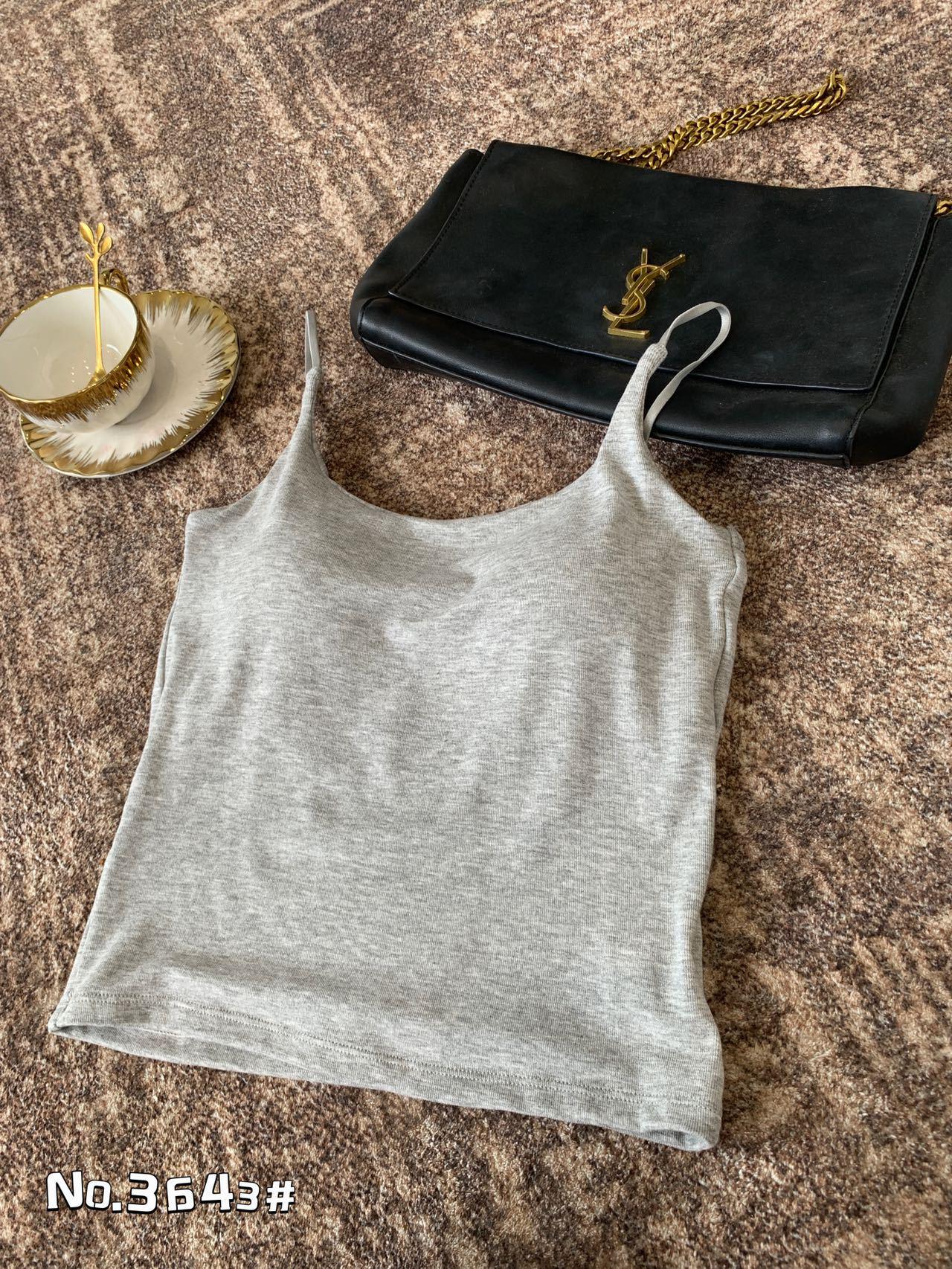 

2026 Spring/Summer Versatile Hollow-Out Backless Camisole - Solid Color & No Bra Needed One Size (80-125 Jin) серый