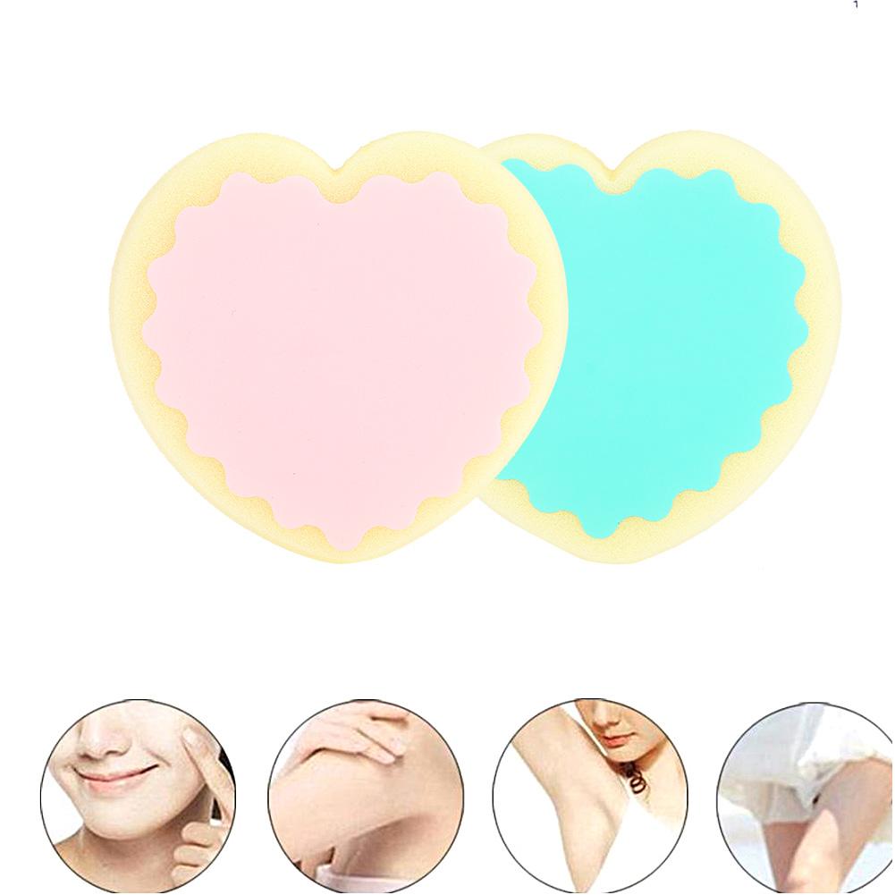 Kobiety Woskowanie Polerowanie Gąbka do Polerowania Pad do Depilacji Depilator Narzędzie do Pielęgnacji Skóry Kształt Serca