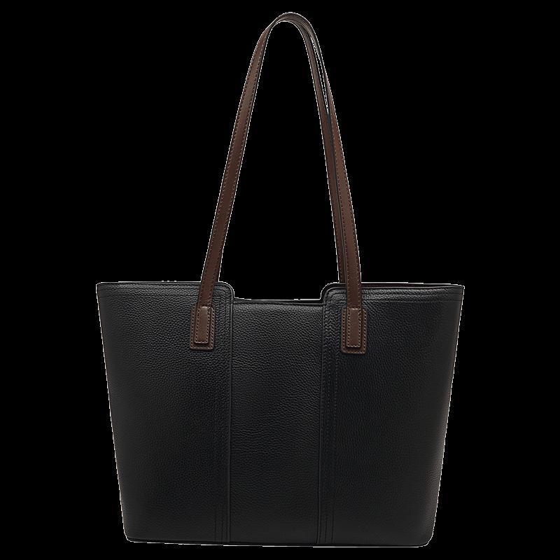 Lao Ren Tou Women's Top-Grain Leather Large Tote Bag