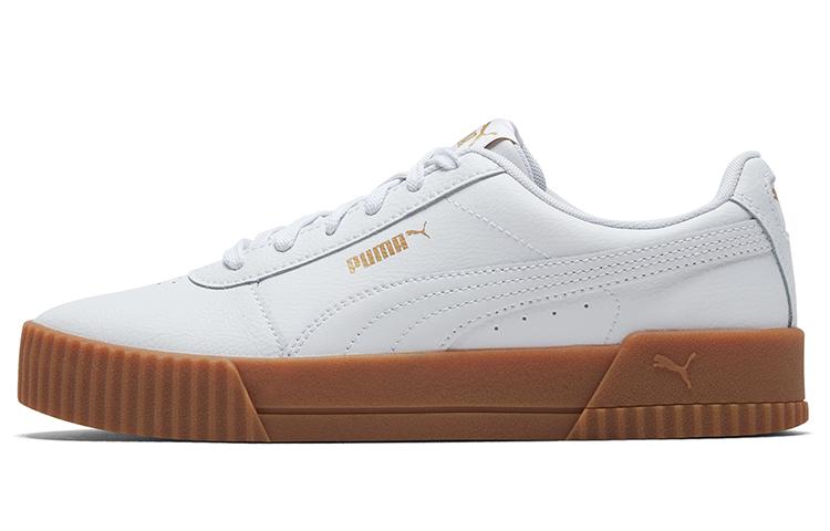 PUMA Carina Leather  White Gum  Women s 370325-07 37
