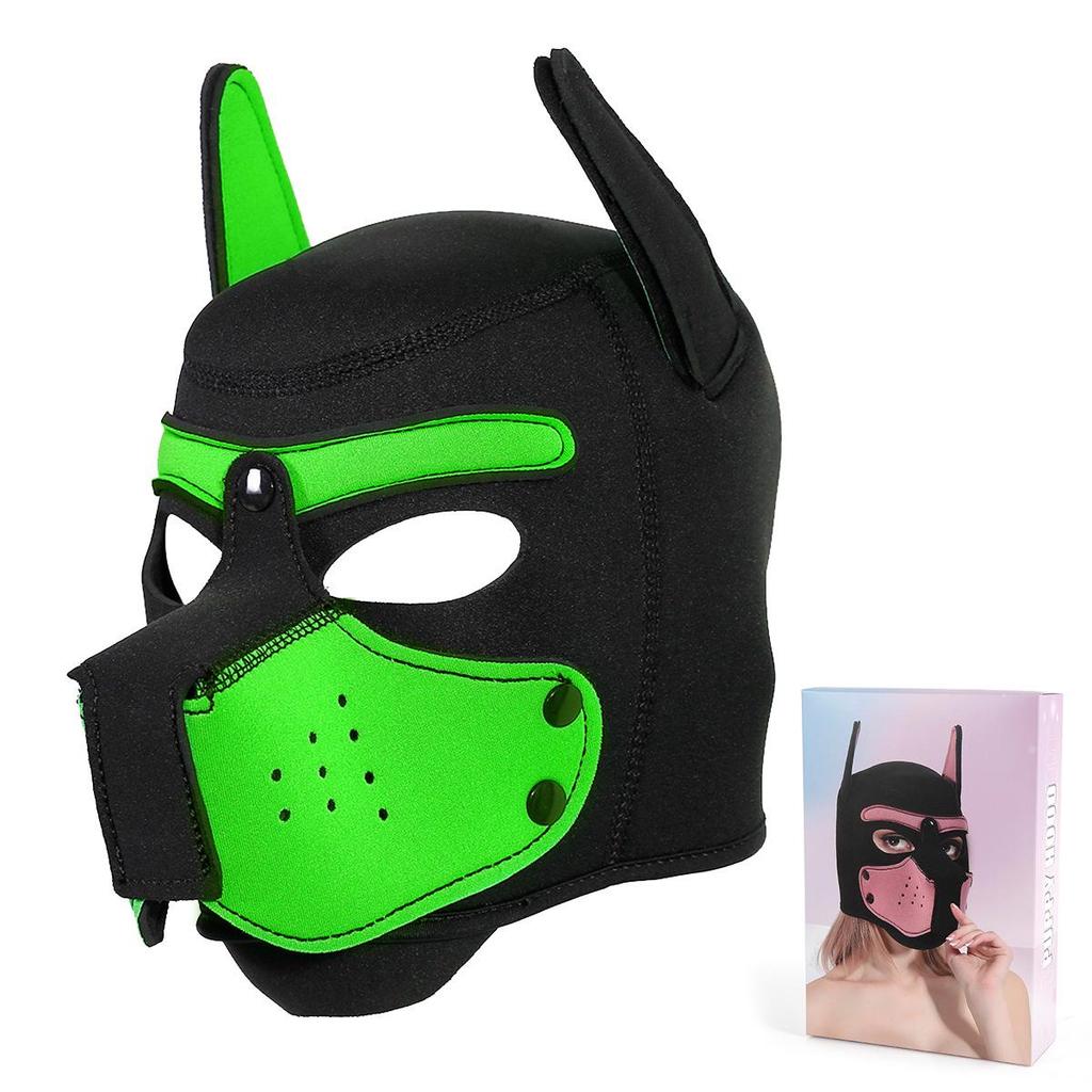 Playful Dog Mask for Adults - Role-Playing, Nightclub Parties, and Flirting Props