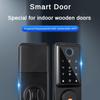 APP Remote Operation Door Lock WiFi Fingerprint Smart Lock Indoor Password Wooden Door Lock
