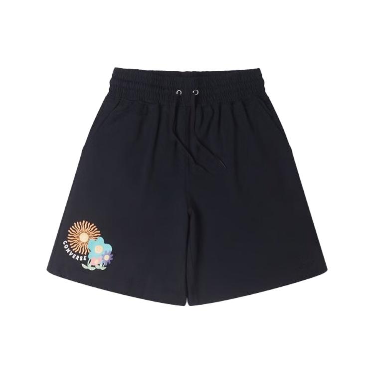 (WMNS) Converse Grow Together Knit Shorts Asia Sizing Black Women s 10025446-A02 L