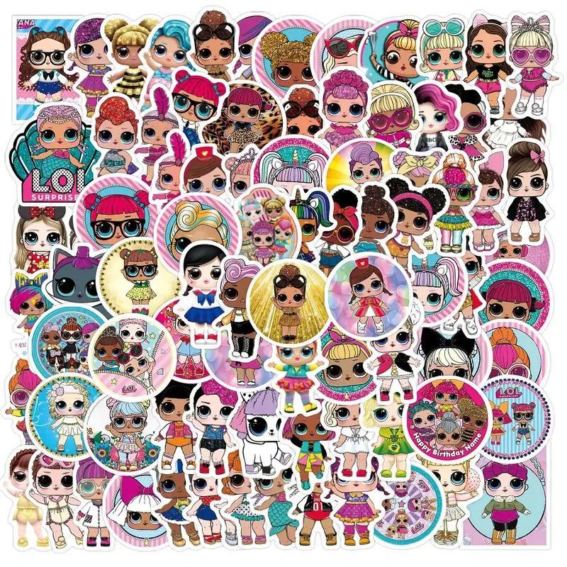Стикеры Лол Сюрпрайз кукла LOL стикерпак наклейки набор наклейок 50 шт
