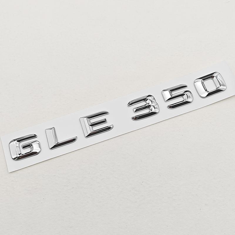 3D ABS Car Letters Logo GLE320 GLE350 Rear Trunk Badge Sticker Emblem For Mercedes Benz GLE Class GLE 320 GLE 350 Accessories