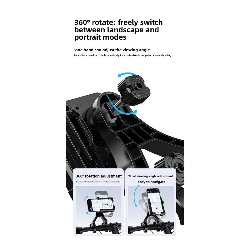Electric Car Mobile Phone Holder Navigation Bracket Battery Car Takeaway Rider Bicycle Motorcycle Mobile Phone Holder