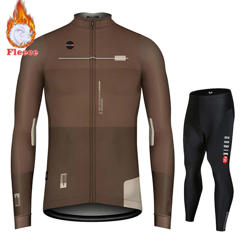 Vêtements de cyclisme d'équipe de course, Hiver, 2026 Ensemble de vêtements de cyclisme en laine pour homme, Ensemble de maillot de VTT Ciclismo