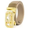 Zodiac Tiger Nytt Nylon Automatisk Spenne Herrebelte 3,5 cm Personalisert Innlagt Legeringsspenne Belte