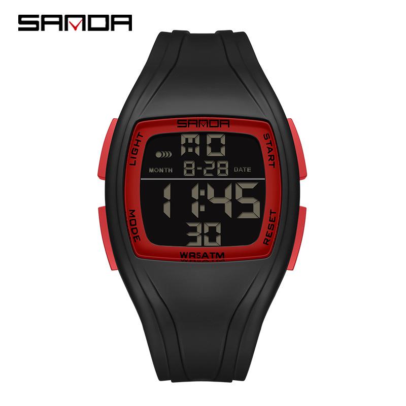 Sanda Luminous Waterproof Multi-Function Outdoor Mountaineering Sports Watch for Men & Women