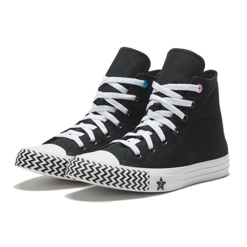 Converse Chuck Taylor All Star Voltage High Top Comfortable Casual Breathable High Top Espadrilles Women's Black