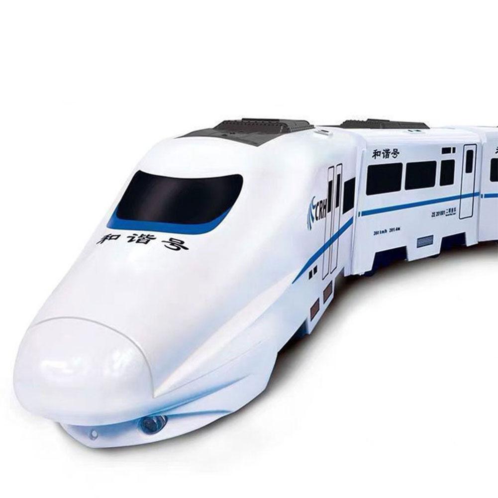 Electric High-Speed Trains Toy Smart Chain Trains Omni-Directional Movement Light Sound Immersive Play Learning Fun Xmas Present