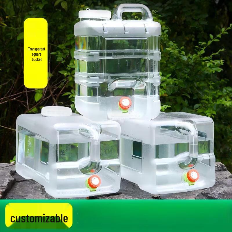 Outdoor Drinking Water Bucket with Faucet