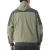 Adidas Color Block Windproof Casual Fleece Hooded Jacket Men Jackets Green GR6953