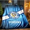 Pittsburgh Penguins Eishockey Team Decke Flanell Überwurf für Sofa, Innenbereich, Camping, Wohnzimmer, Büro, Stuhl und Bett Weiches Geburtstagsgeschenk