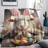 1Pc Adorableanimals Print Flannel Blanket, High quality Comfortable for All Seasons, Home Decor, Warmth and Comfort,Gifts