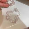 Ice through beaded bracelet exquisite niche design bracelet girls new light luxury cold feeling versatile jewelry