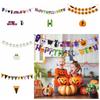Pumpkin Halloween Birthday Flags Bat Ghost Decor Flag Funny Witch Pumpkin Pull Flags  Halloween