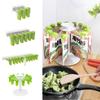 Green Spice Bag Holder Plastic Storage Rack Durable Kitchen Spice Organizer Rack  Kitchen