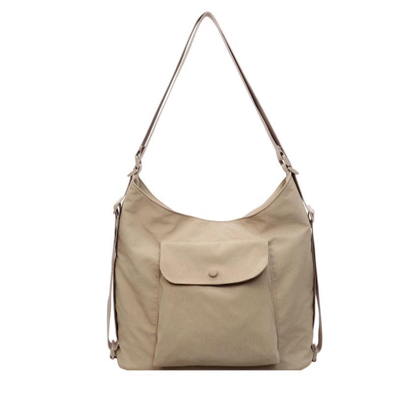 Women's 2026 Large Capacity Canvas Tote - Trendy Student & Commuter Shoulder Bag