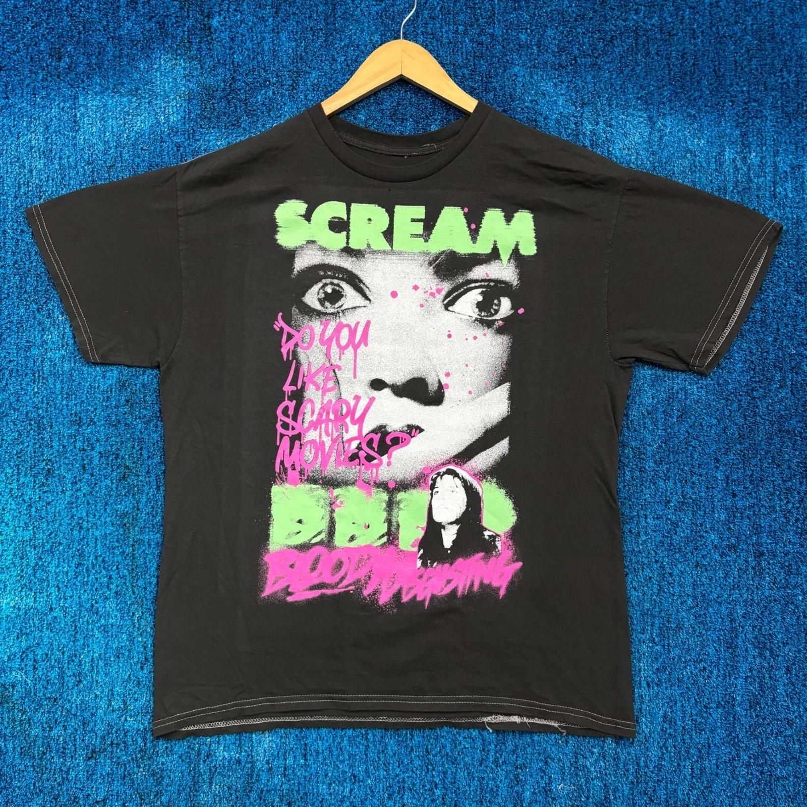 Blood Disgusting x Scream Hey Do You Like Scary Movies Tee L 3XL