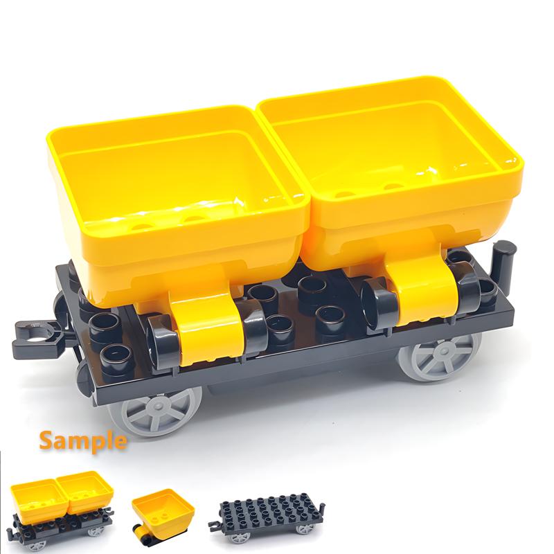 Big Building Blocks Construction Traffic Machinery Creativity Car Accessories Crane Excavator Bricks Toys For Children Baby Gift