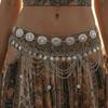 Elegant Fringe Belt Tassel Dance Accessories Bohemian Multi Layer Waist Chain  Festival