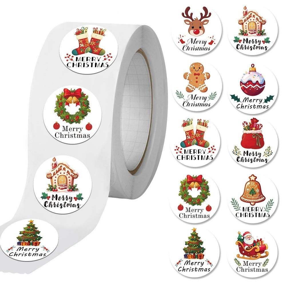 Exquisite Elements Envelope Stickers Christmas Party Label Stickers New Seal Stickers Card Decor